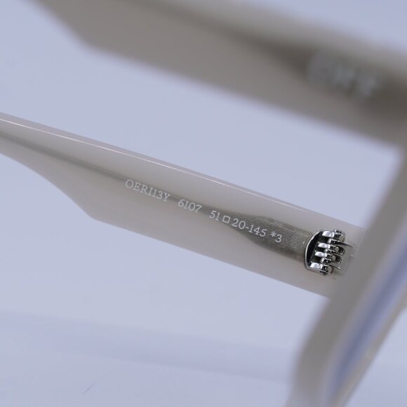 Off-White OERI13Y SELMA 6107 Sunglasses Beige Square Frame, Dark Grey Lenses main image 4